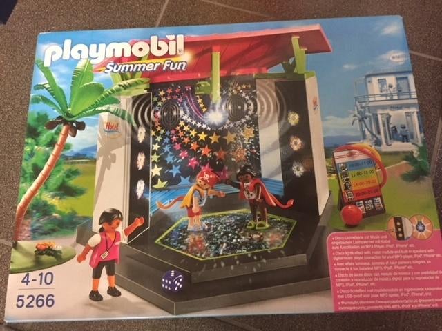 Playmobil kinderclub met minidisco 5266, Ophalen of Verzenden, Zo goed als nieuw, Complete set