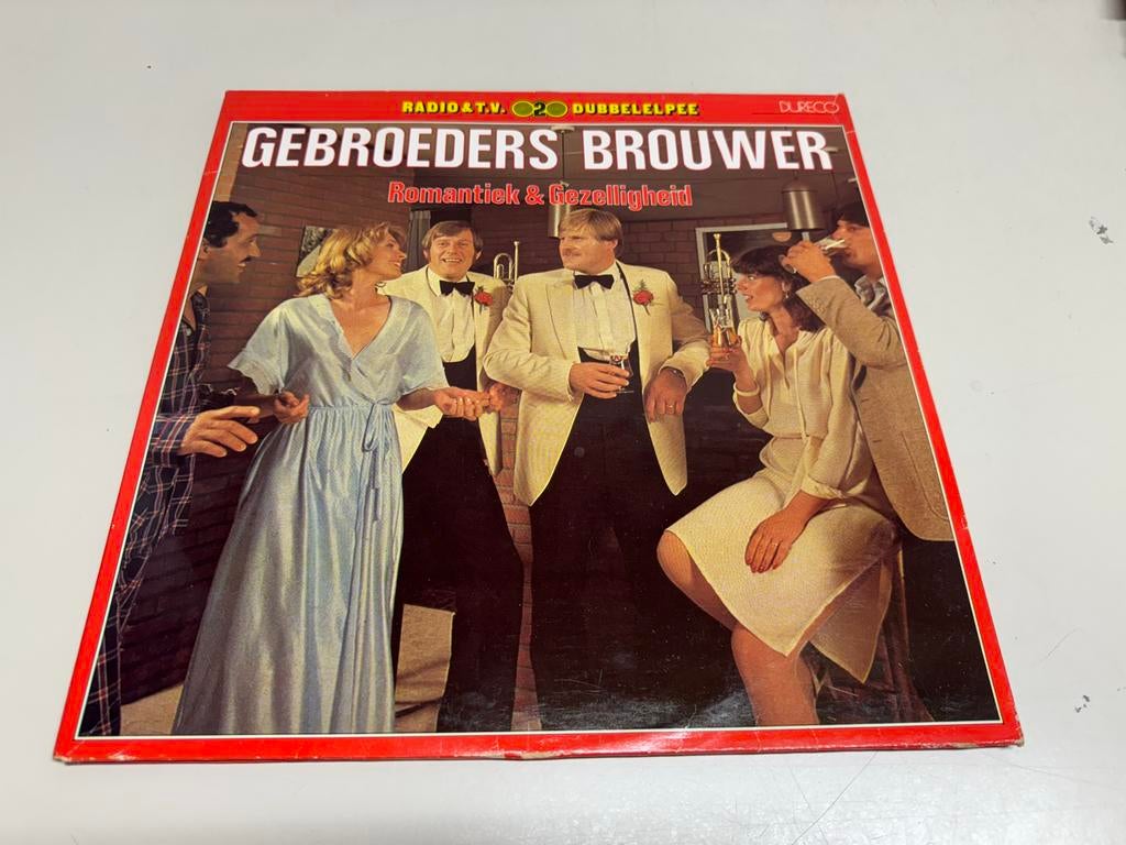 Gebroeders Brouwer - Romantiek & Gezelligheid (Dubbel-LP), Gebruikt, Ophalen of Verzenden, 12 inch, Dubbel-LP