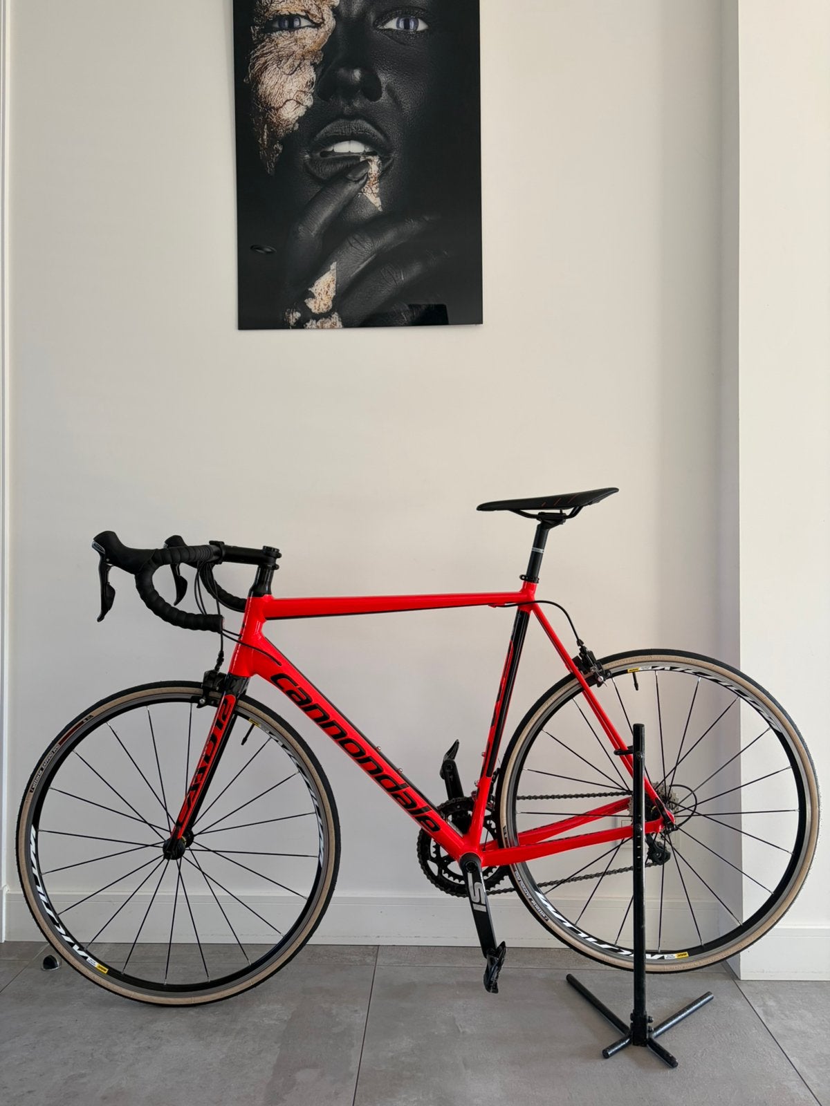 Cannondale Caad 12 Acid Red 2017 frame 58 topstaat!!!, Fietsen en Brommers, 28 inch, Velgrem, Aluminium, Zo goed als nieuw
