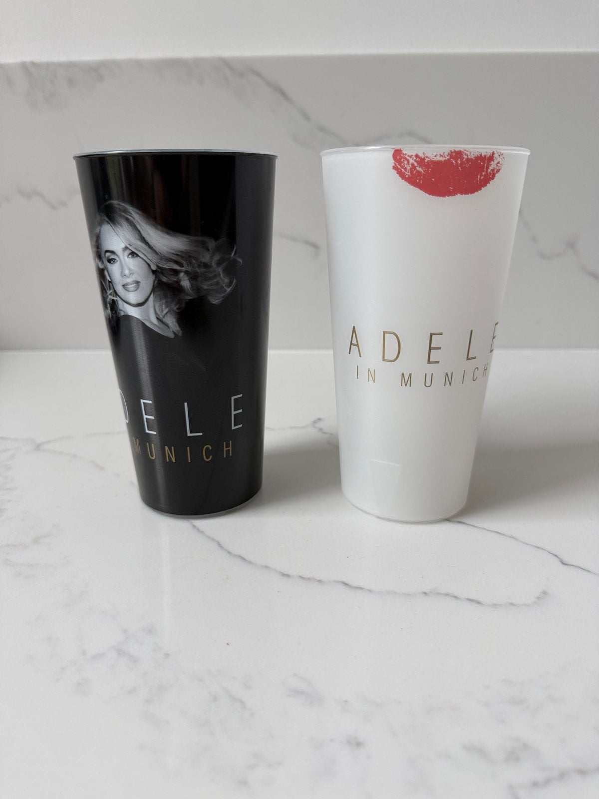 Adele in München bekers - Set van 2, Ophalen, Zo goed als nieuw