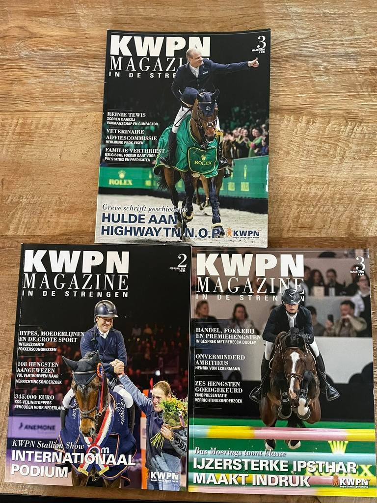 3 KWPN en 9 paard&sport, Ophalen of Verzenden, Zo goed als nieuw, Sport en Vrije tijd