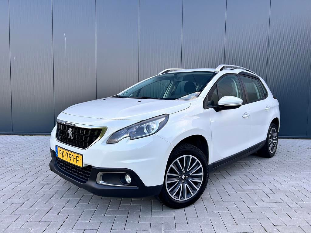 Peugeot 2008 1.2 VTI 81KW 2017 Wit, Voorwielaandrijving, Stof, 1250 kg, Origineel Nederlands