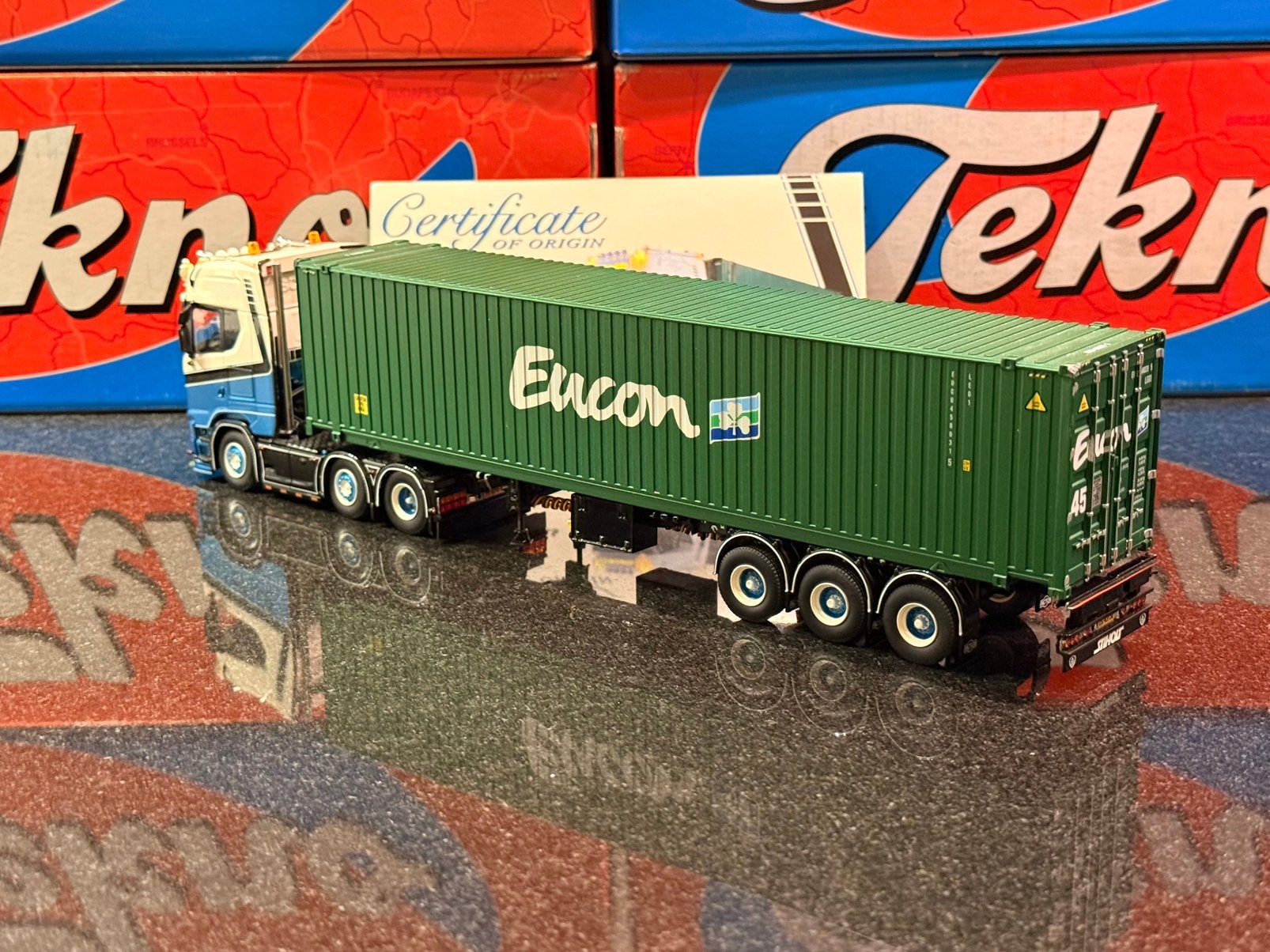 Tekno - Scania next gen BD Logistics, Hobby en Vrije tijd, Verzenden, Zo goed als nieuw, Bus of Vrachtwagen, Tekno