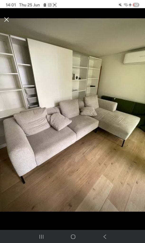Montel corner sofa / L-shaped sofa, Ophalen, Overige materialen, 250 tot 300 cm, Gebruikt