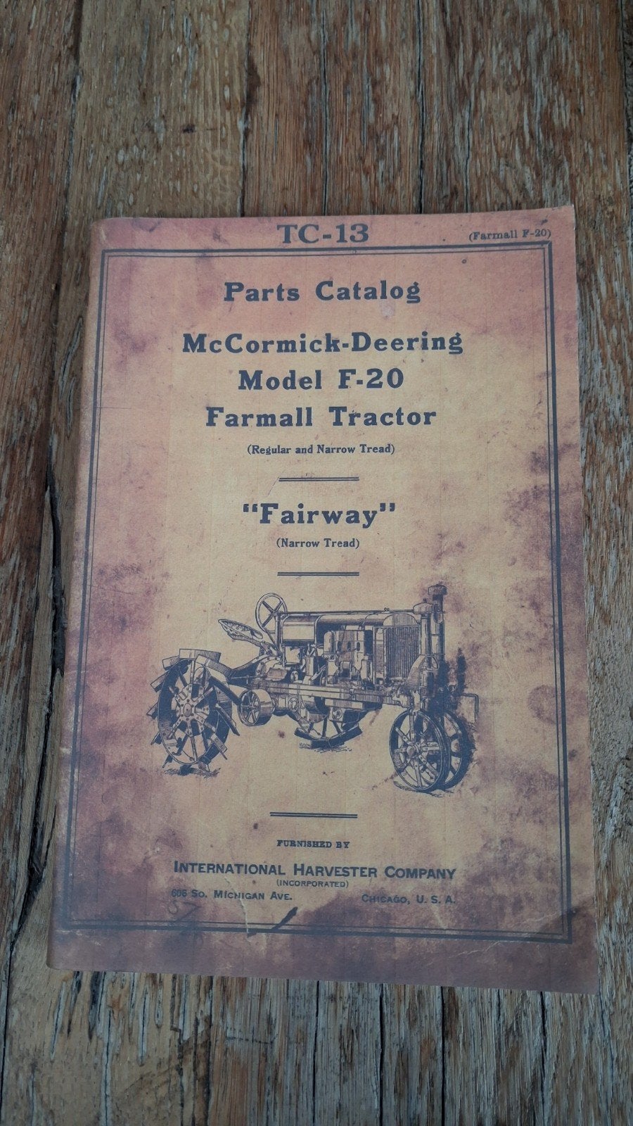 Farmall F20 onderdelencatalogus - McCormick-Deering, Ophalen of Verzenden, Gelezen