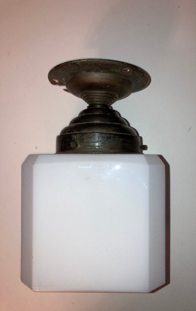 Art deco plafondlamp, Antiek en Kunst, Ophalen of Verzenden