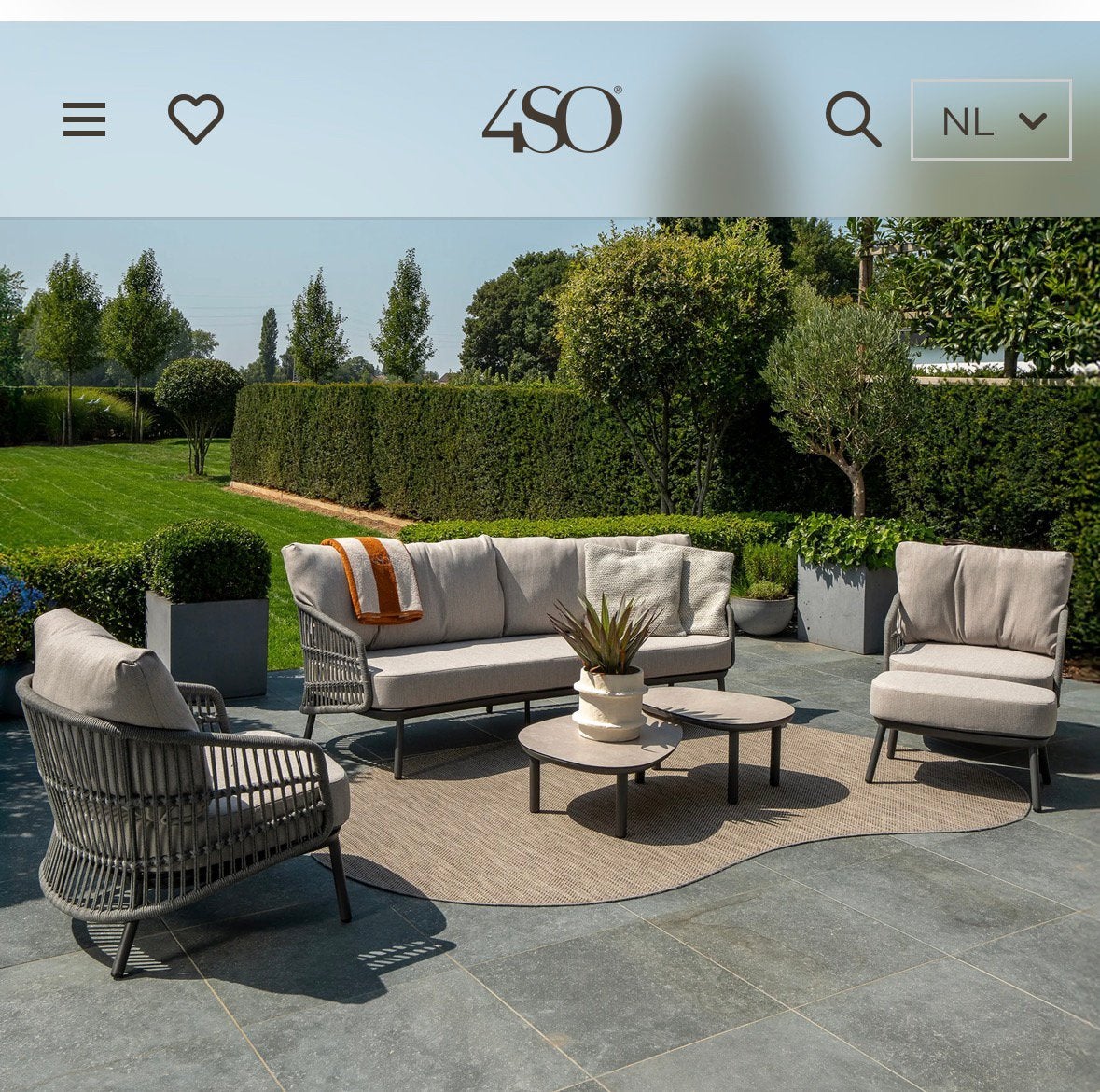 Splinternieuwe loungeset, Tuin en Terras, Tuinsets en Loungesets, Ophalen, 6 zitplaatsen, Loungeset, Bank