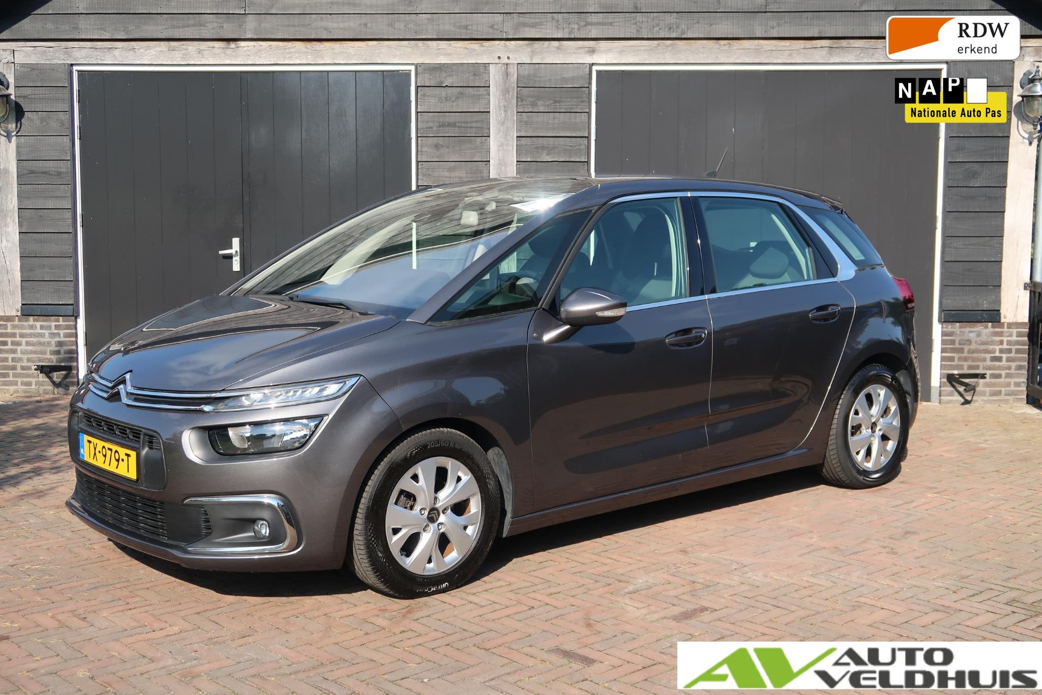 Citroen C4 SpaceTourer 1.2 PureTech Feel, Auto's, Voorwielaandrijving, Stof, Gebruikt, 1199 cc