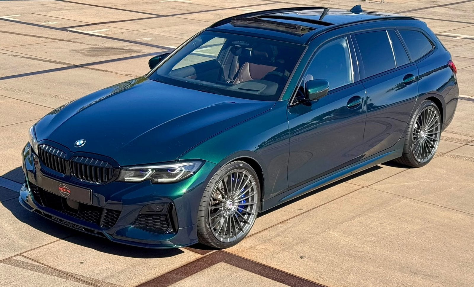 BMW ALPINA B3 G21 Alpinagrün 1e Eig Laser/H&K/Pano/HUD/Sper, Auto's, Automaat, Dealer onderhouden, 462 pk, Vierwielaandrijving