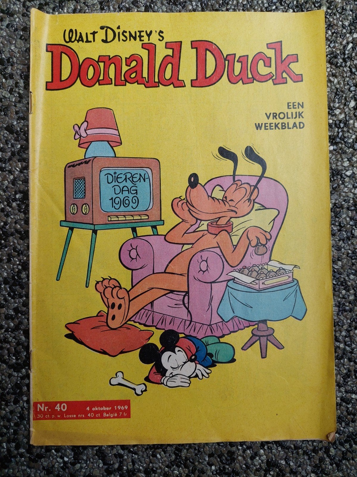 Donald Duck Weekblad Nr. 40 - 4 oktober 1969, Boeken, Eén stripboek, Ophalen of Verzenden, Gelezen, Walt Disney
