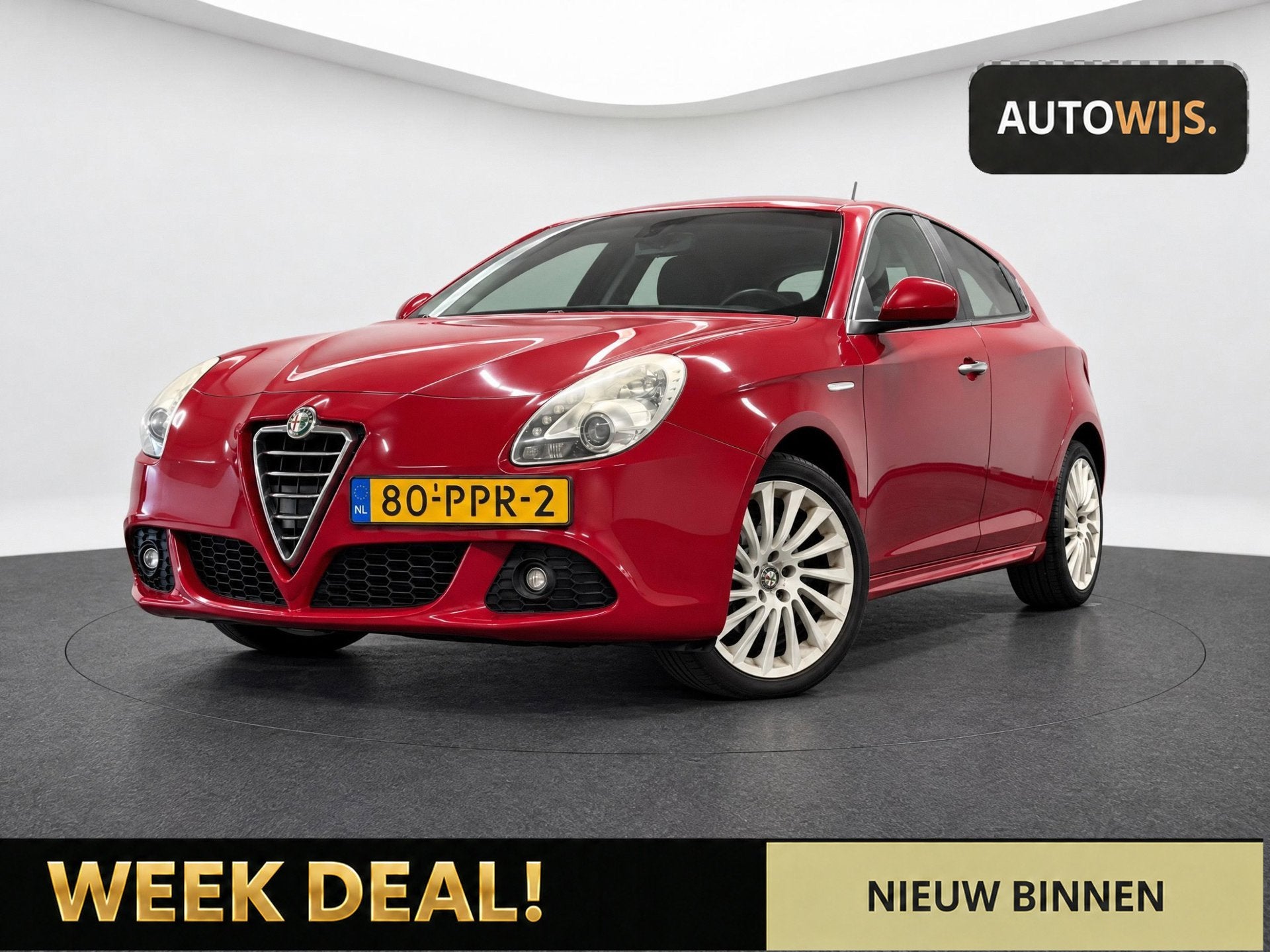 Alfa Romeo Giulietta 1.4 T Distinctive|NL AUTO|NAVI|CLIMA|GO, Auto's, Voorwielaandrijving, Stof, Gebruikt, Zwart