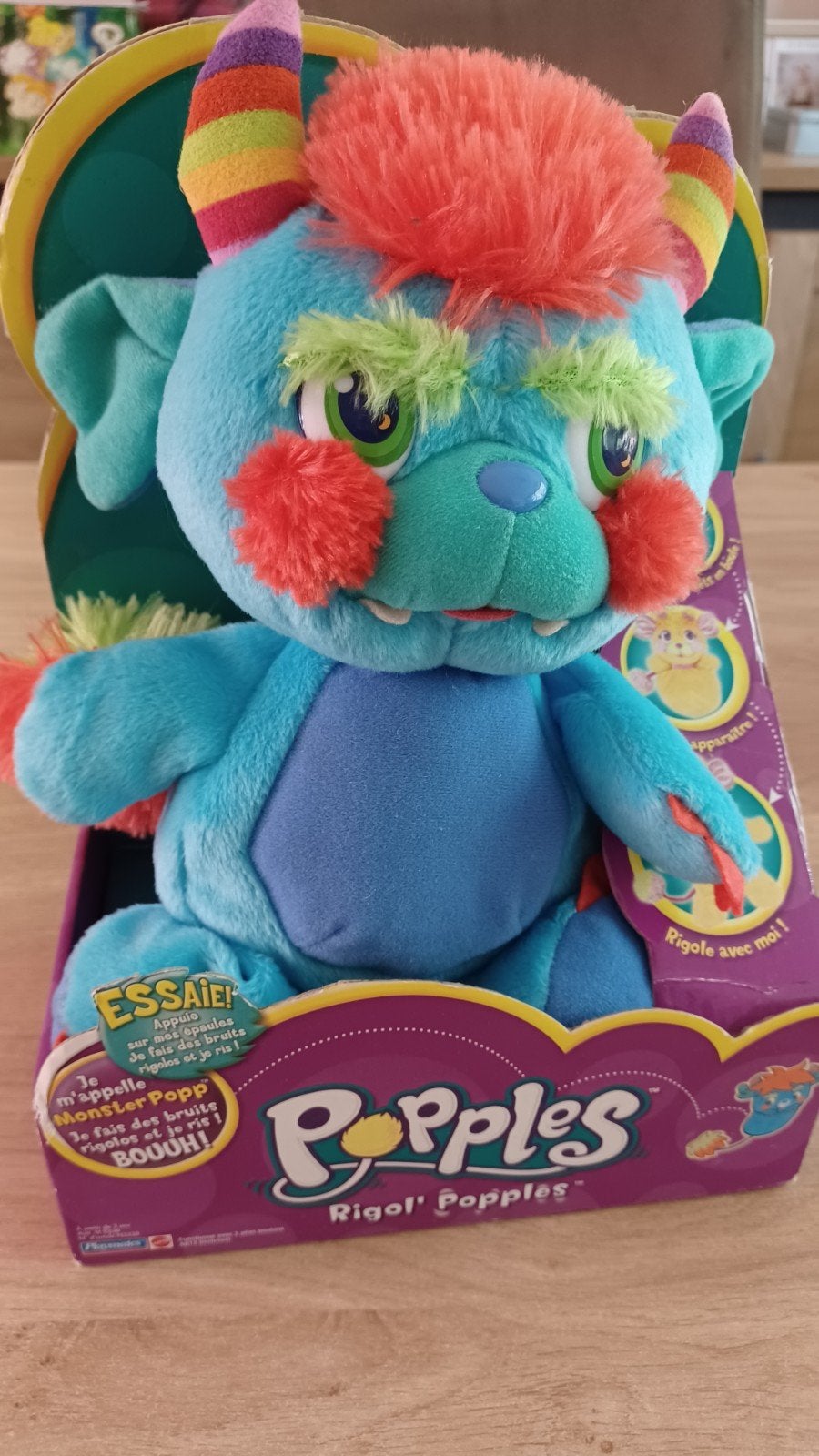 Popples - Monster Popp (Frans) 2007 NIEUW!!!, Overige typen, Blauw, Nieuw, Ophalen of Verzenden