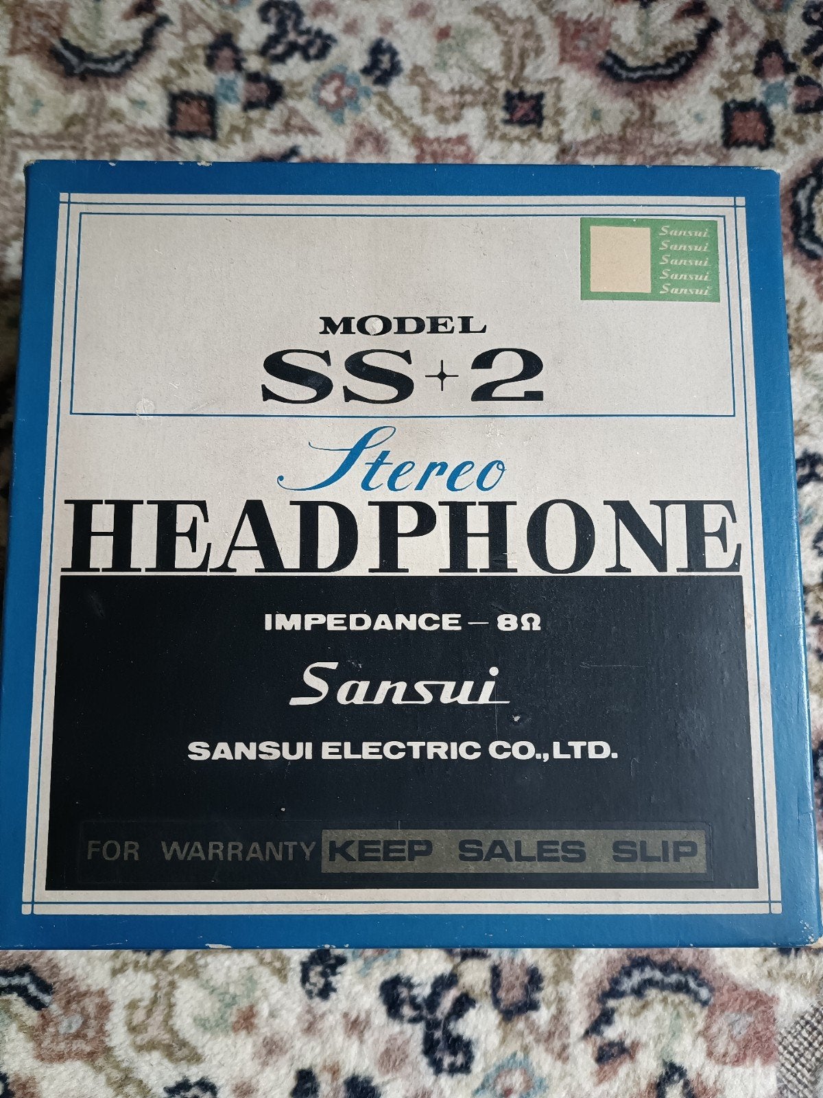 Vintage Sansui SS+2 Stereo Hoofdtelefoon - Zeldzaam!, Nieuw, Wit, Over-ear, Ophalen