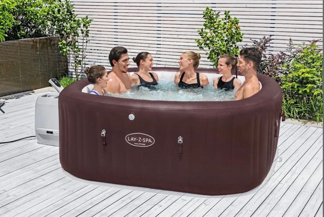 Titel
Lay-Z-Spa Maldives EnergySense HydroJet Pro 7-persoons, Ophalen of Verzenden, Zo goed als nieuw, Pomp