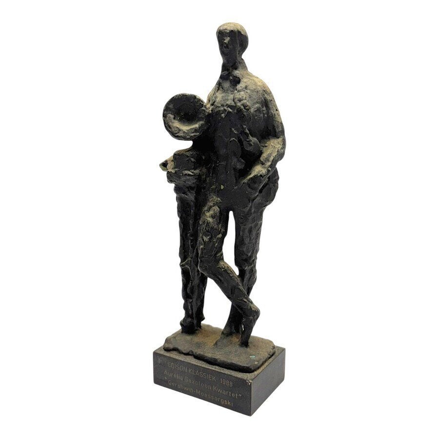Sculptuur/prijs, Edison Klassiek 1988, Ophalen of Verzenden, Beeld, Man