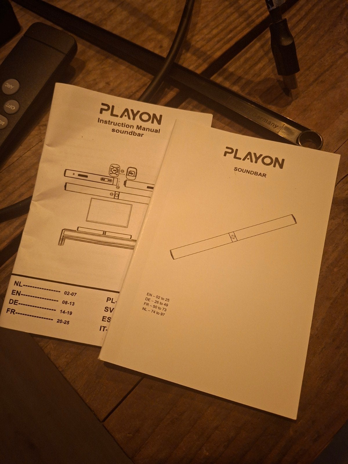 Foto 3 van instruction manual soundbar