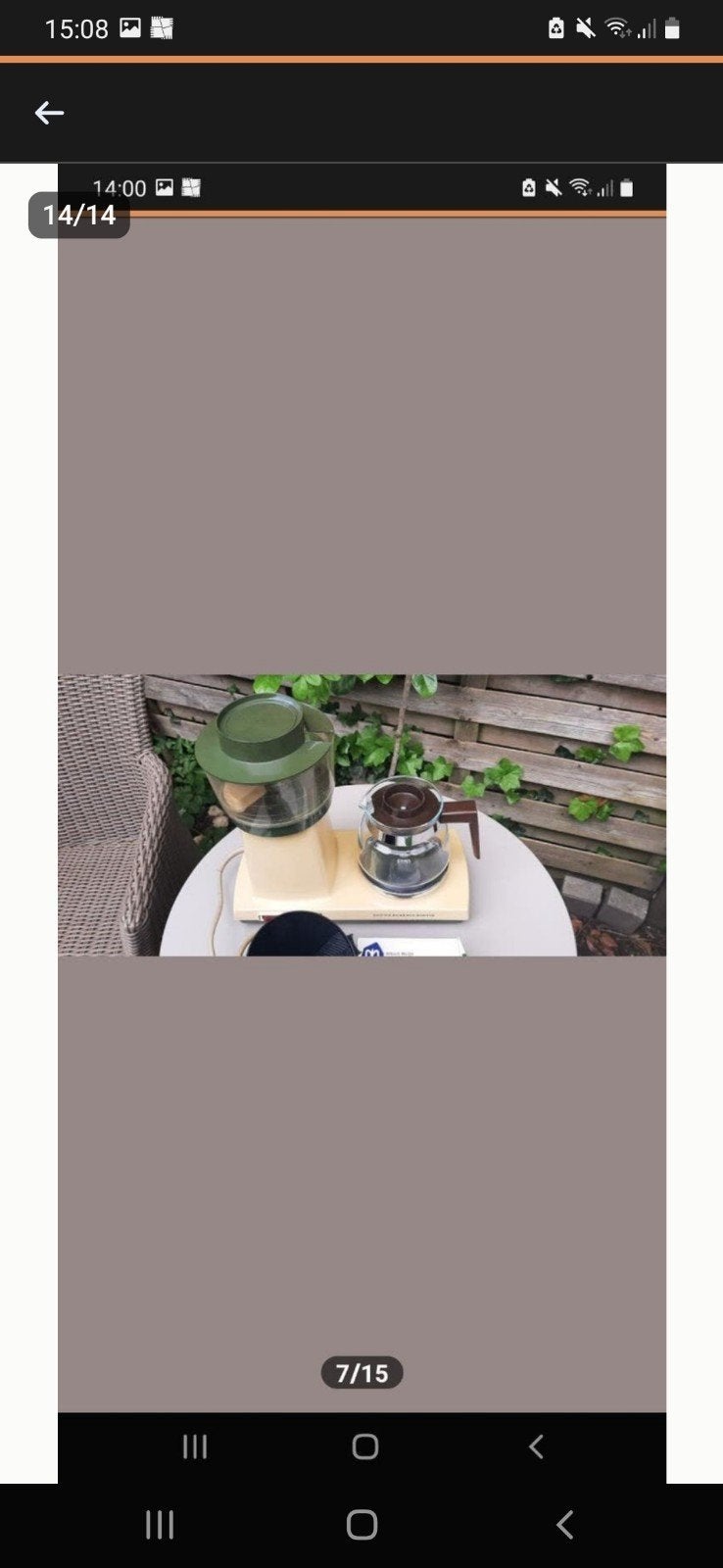 Vintage Technivorm Douwe Egberts Koffiezetapparaat Type 71, Ophalen