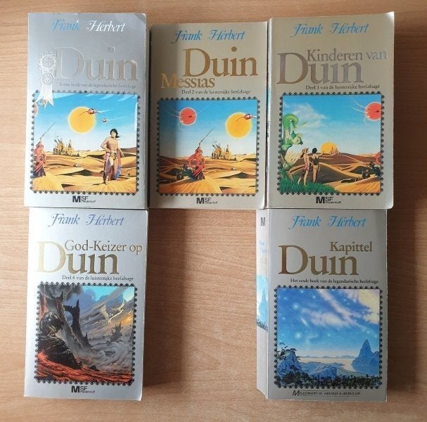 Frank Herbert - Duin 1, 2, 3, 4 en 6, Verzenden, Gelezen, Frank Herbert