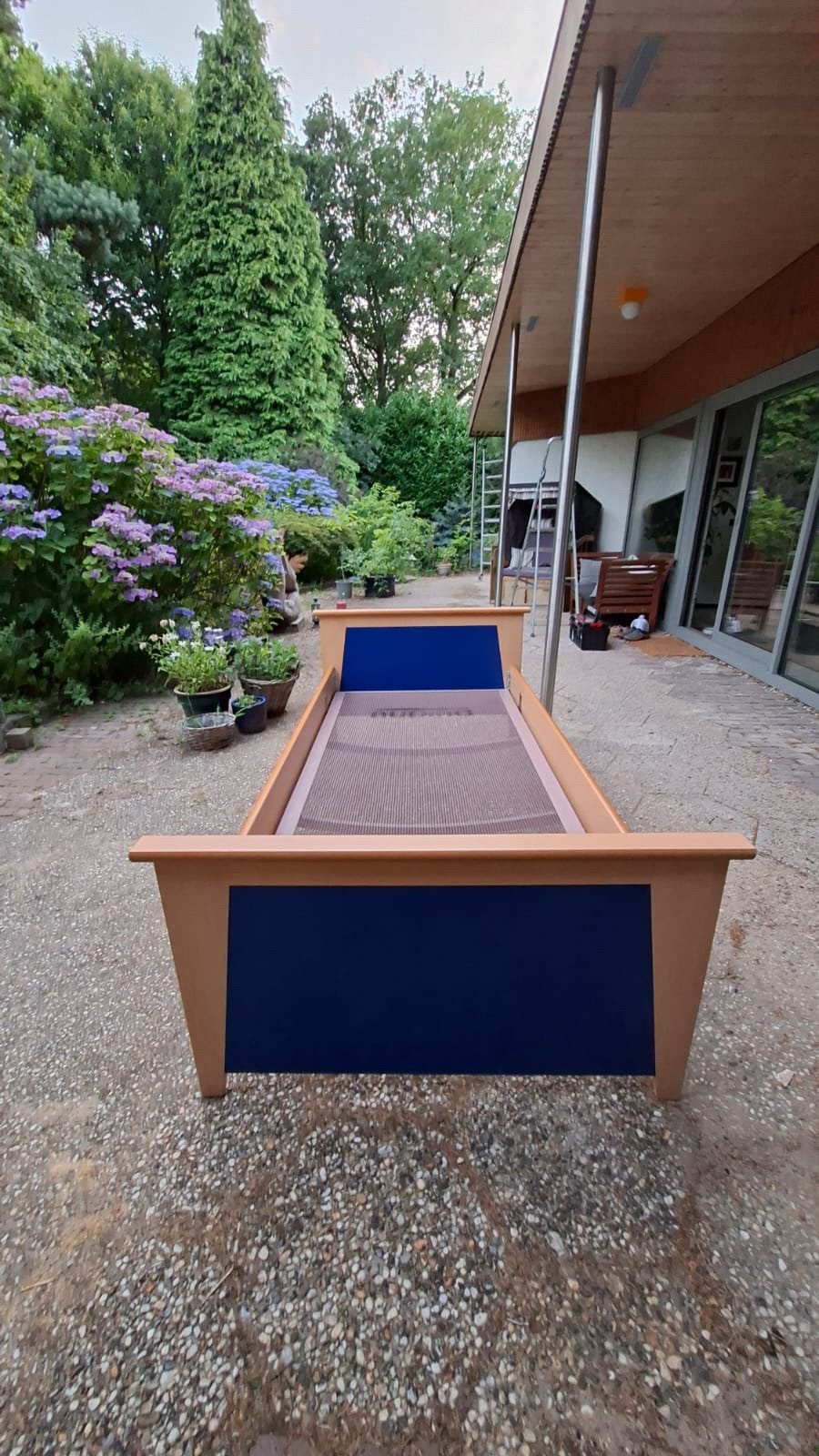 1 persoonsbed 90x200 voor tienerkamer, Ophalen, Gebruikt, 90 cm, Eenpersoons