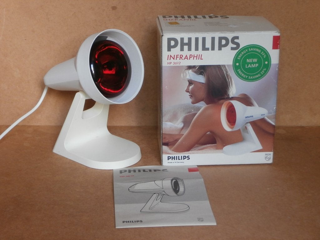 Philips Infraphil HP3612 infrarood warmte lamp infraroodlamp, Ophalen of Verzenden, Zo goed als nieuw, Lichaamsverzorging