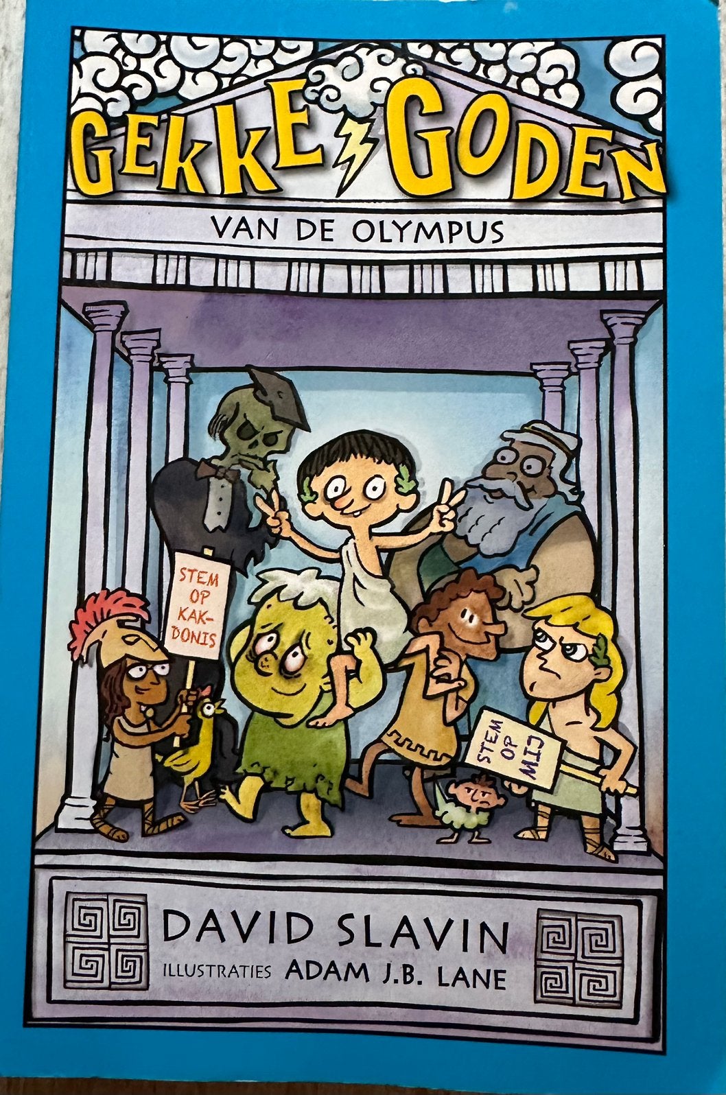 David Slavin - Gekke goden van de Olympus, Ophalen of Verzenden, Zo goed als nieuw