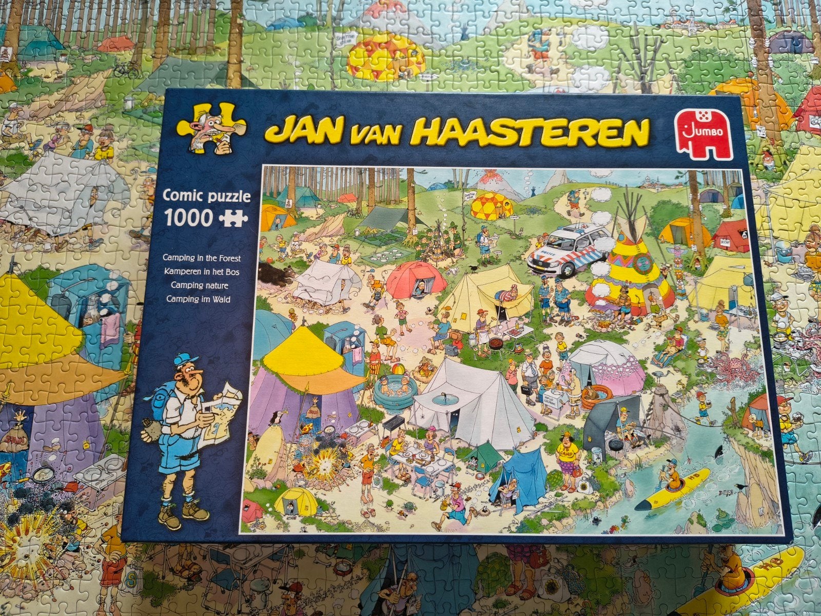 7 Jan van Haasteren legpuzzels te koop of te ruil!, Ophalen, 500 t/m 1500 stukjes, Zo goed als nieuw, Legpuzzel