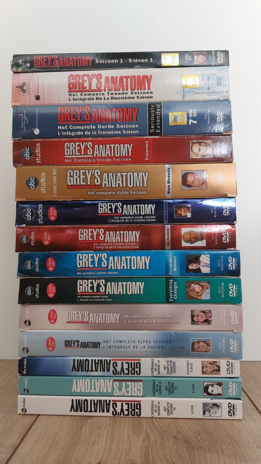 Greys anatomy s1 t/m 14, Cd's en Dvd's, Dvd's | Tv en Series, Vanaf 12 jaar, Ophalen of Verzenden, Gebruikt