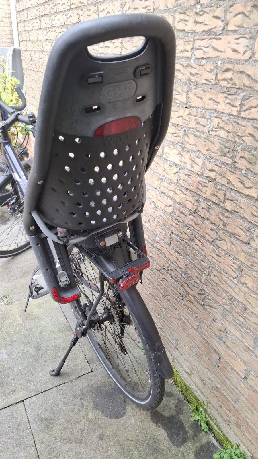 yepp fietsstoeltje achterzitje inclusief standaard, Ophalen, Gebruikt, Yepp