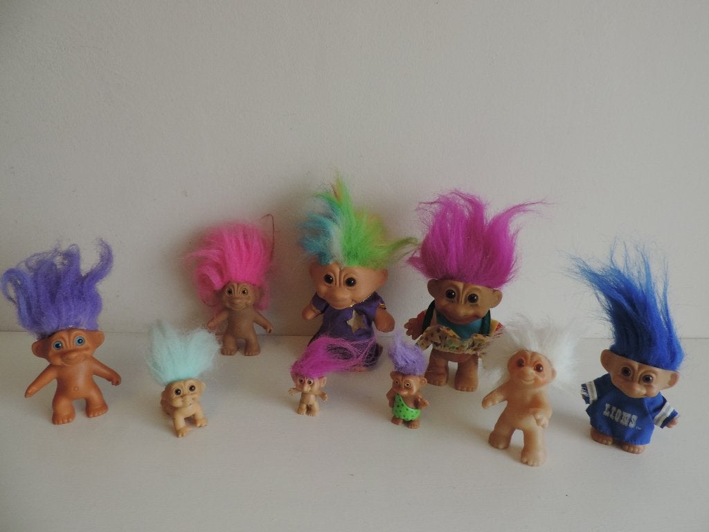 vintage trollen, Ophalen of Verzenden, Gebruikt, Pop
