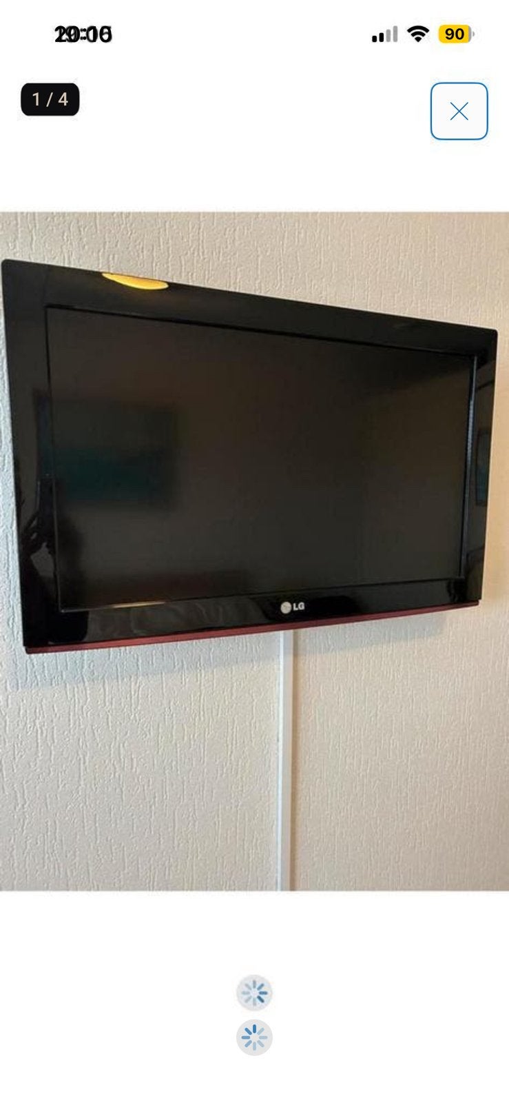 Lg tv tje, Ophalen, 50 Hz, Zo goed als nieuw, 100 cm of meer