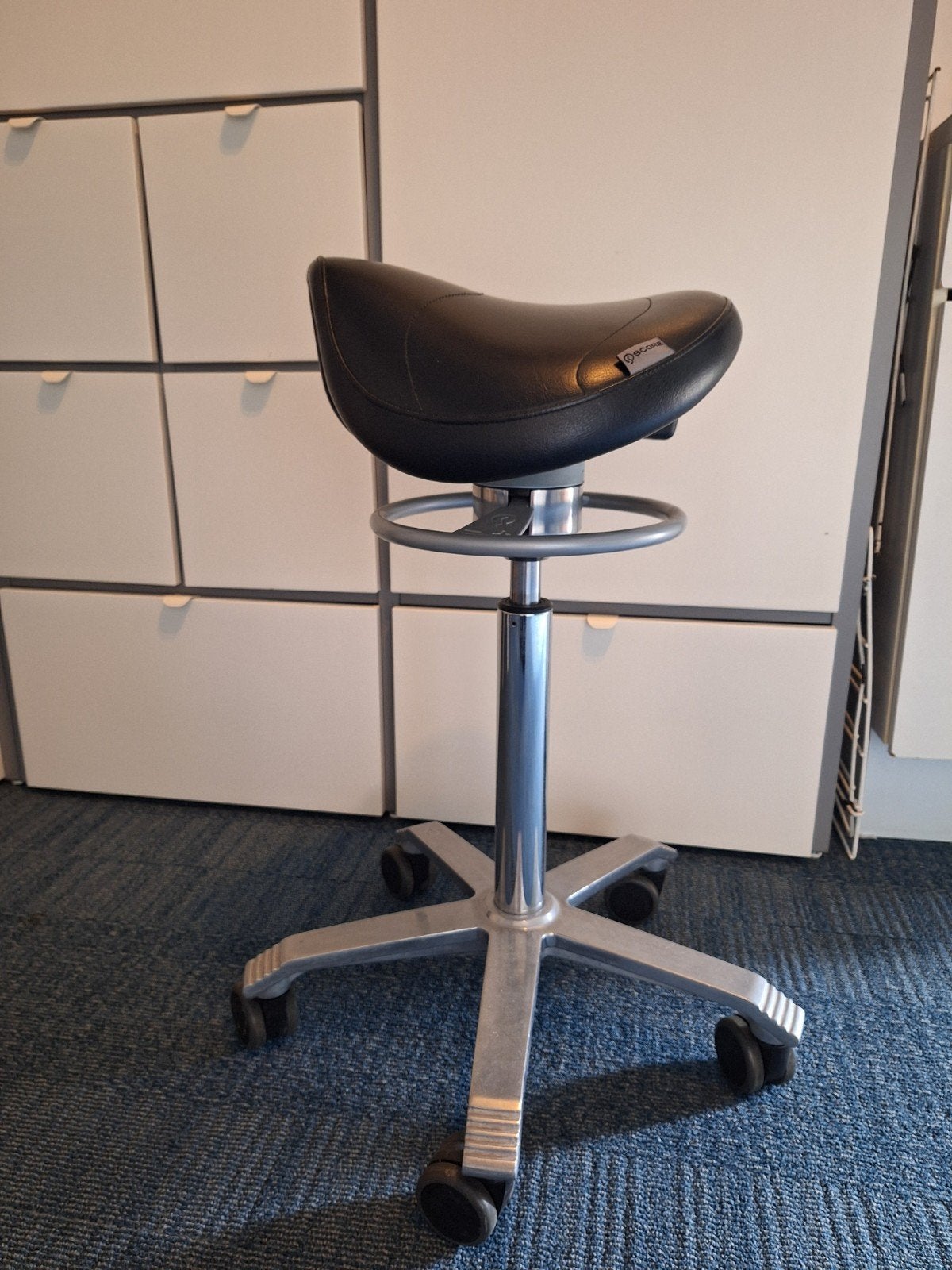 Score Amazone Balance Zadelkruk - Ergonomisch, Ophalen, Zwart, Zo goed als nieuw, Bureaukruk