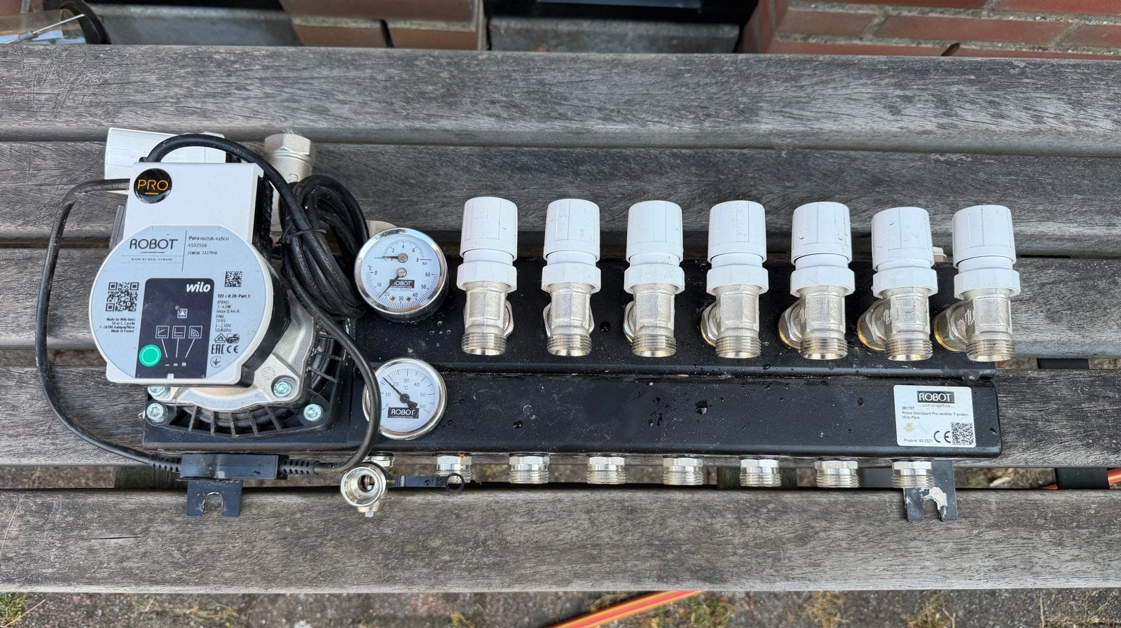 Robot Standaard Pro verdeler 7-groeps vloerverwarming, Ophalen, Minder dan 30 cm, Overige typen, Zo goed als nieuw