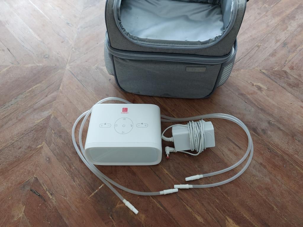 Horigen dubbele kolf, Kinderen en Baby's, Babyvoeding en Toebehoren, Zo goed als nieuw, Borstkolf, Ophalen of Verzenden