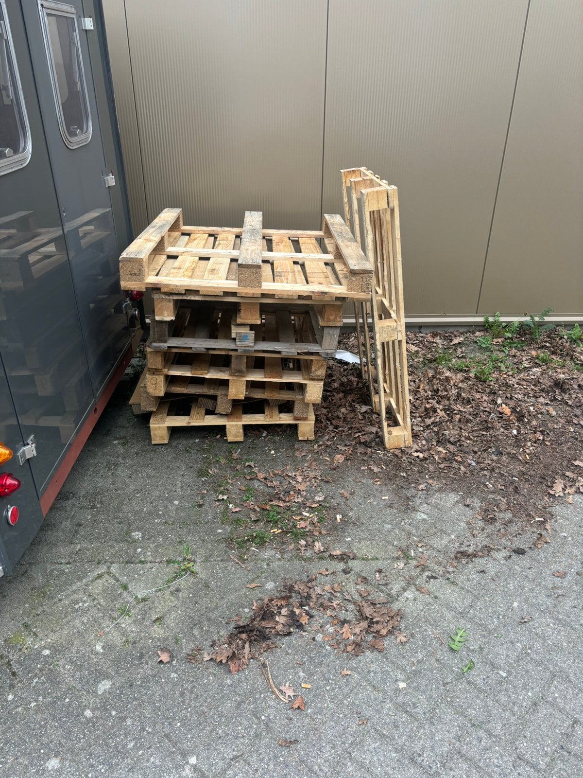 Houten pallets, Ophalen, Zo goed als nieuw, Pallet, Minder dan 200 cm