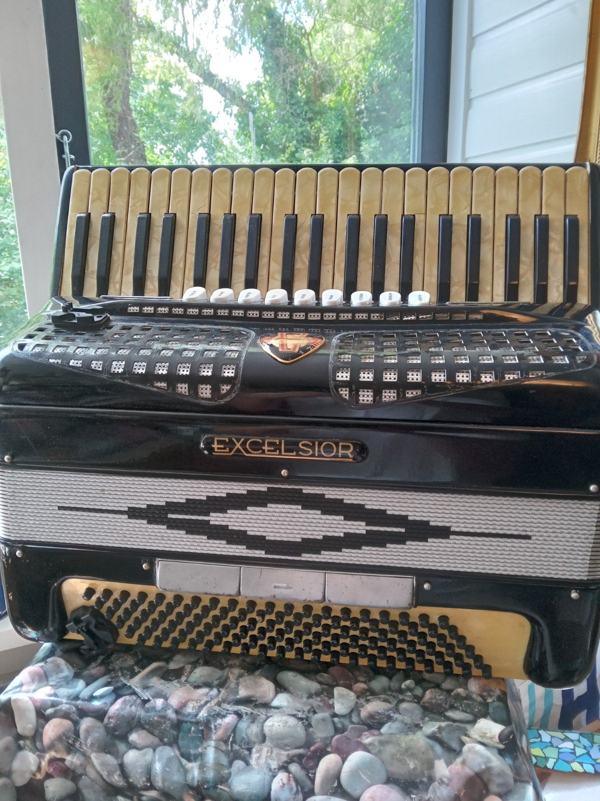 Accordion excelsior., Muziek en Instrumenten, Accordeons, Ophalen of Verzenden, Gebruikt, 120-bas, Overige merken