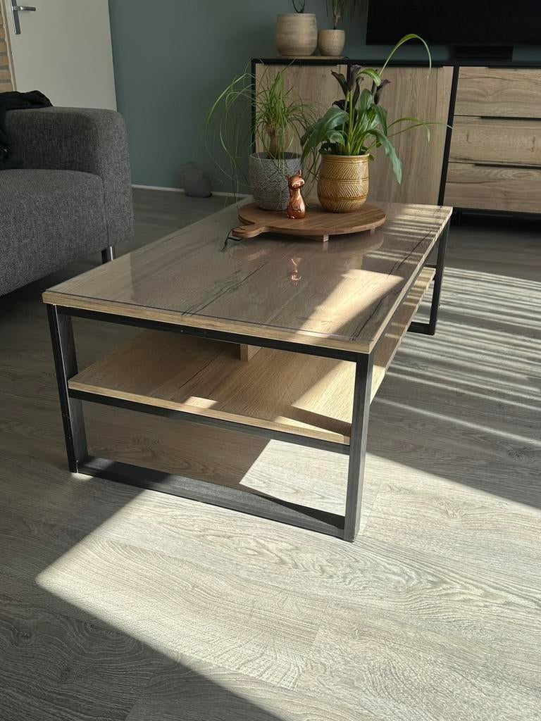 Salon tafel van woonexpress, Ophalen, 100 tot 150 cm, 50 tot 100 cm, Zo goed als nieuw