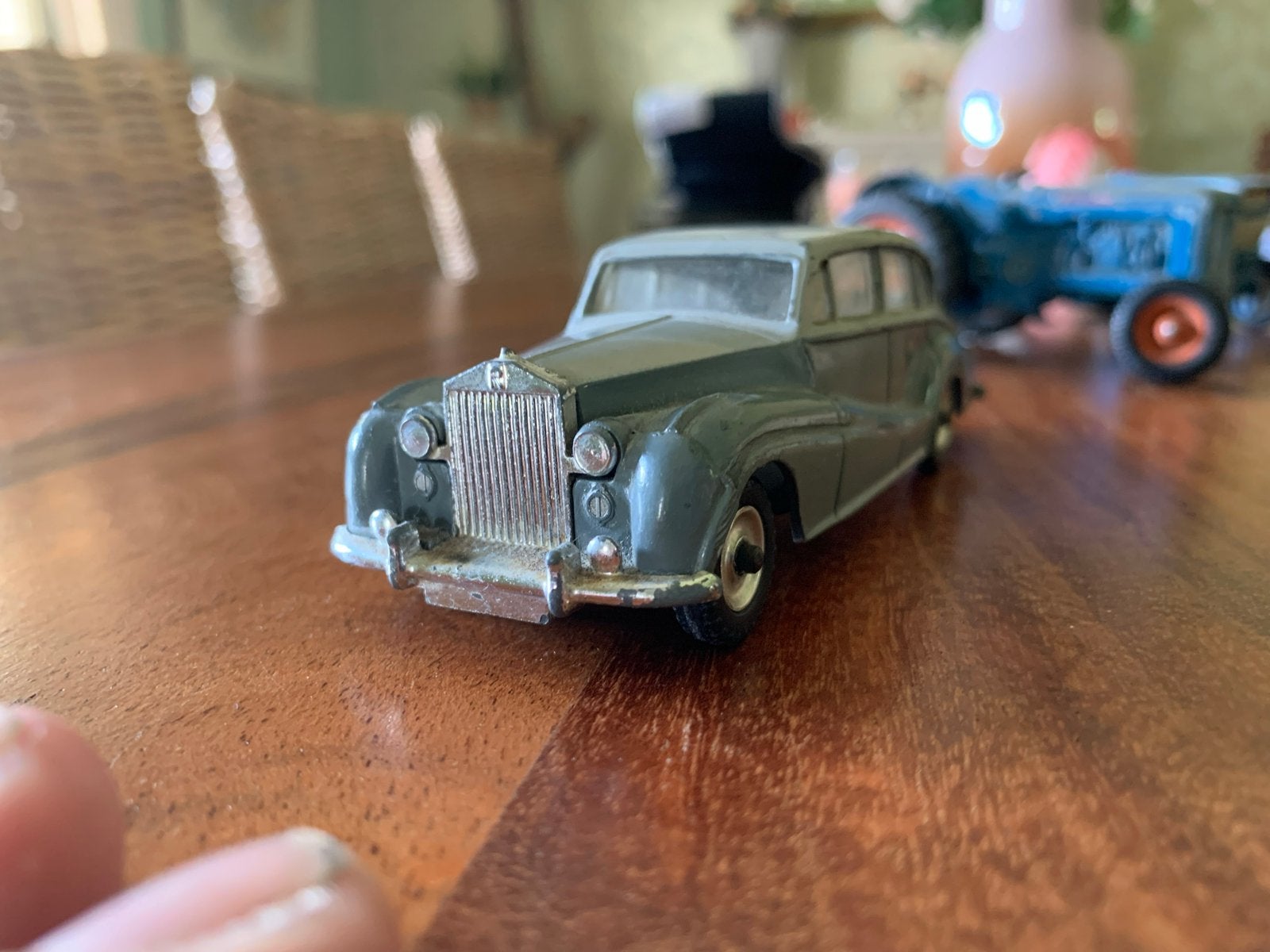 Dinky toys: Rolls Royce Silver Wraith origineel 1959!, Overige merken, Gebruikt, 1:50 of kleiner, Auto