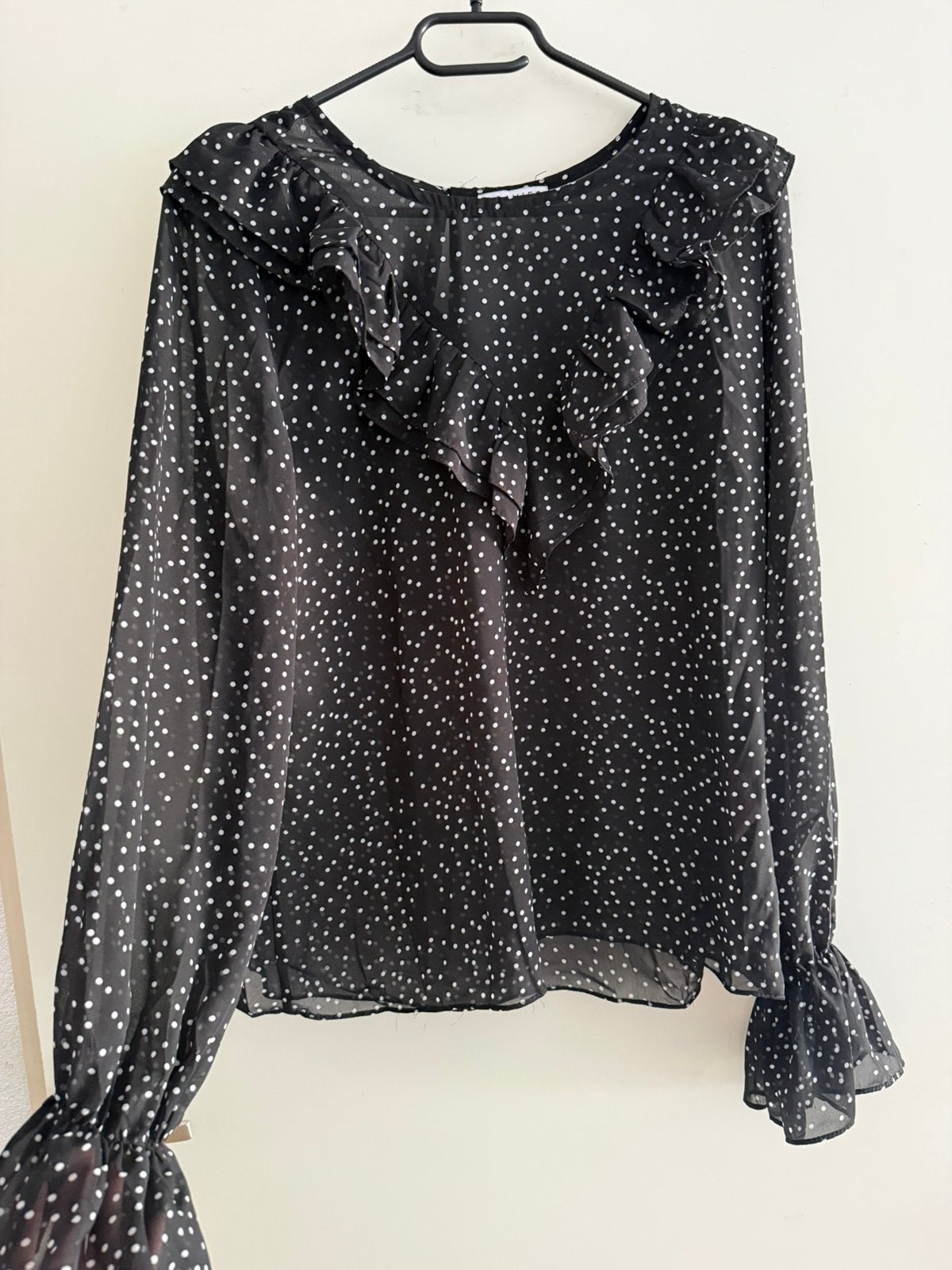 Loavies stippen dames blouse maat L, Kleding | Dames, Blouses en Tunieken, Ophalen of Verzenden, Zo goed als nieuw, Maat 38/40 (M)