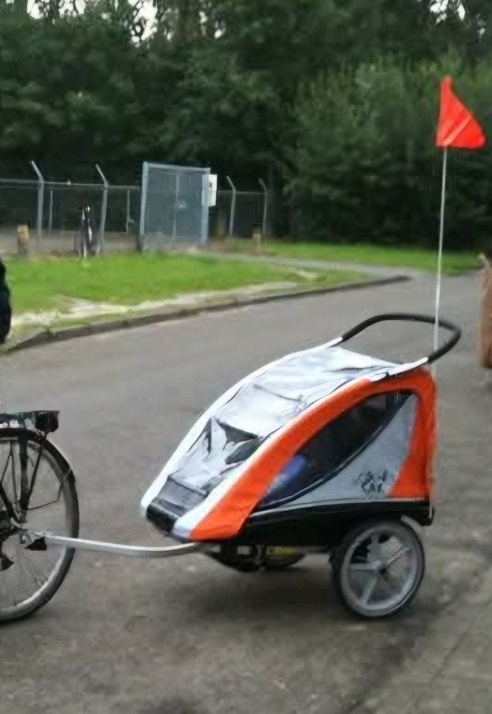 KidCar Comfort SL fietskar/buggy – incl. 2 koppelstukken, Overige merken, Gebruikt, Duowagen, Ophalen of Verzenden