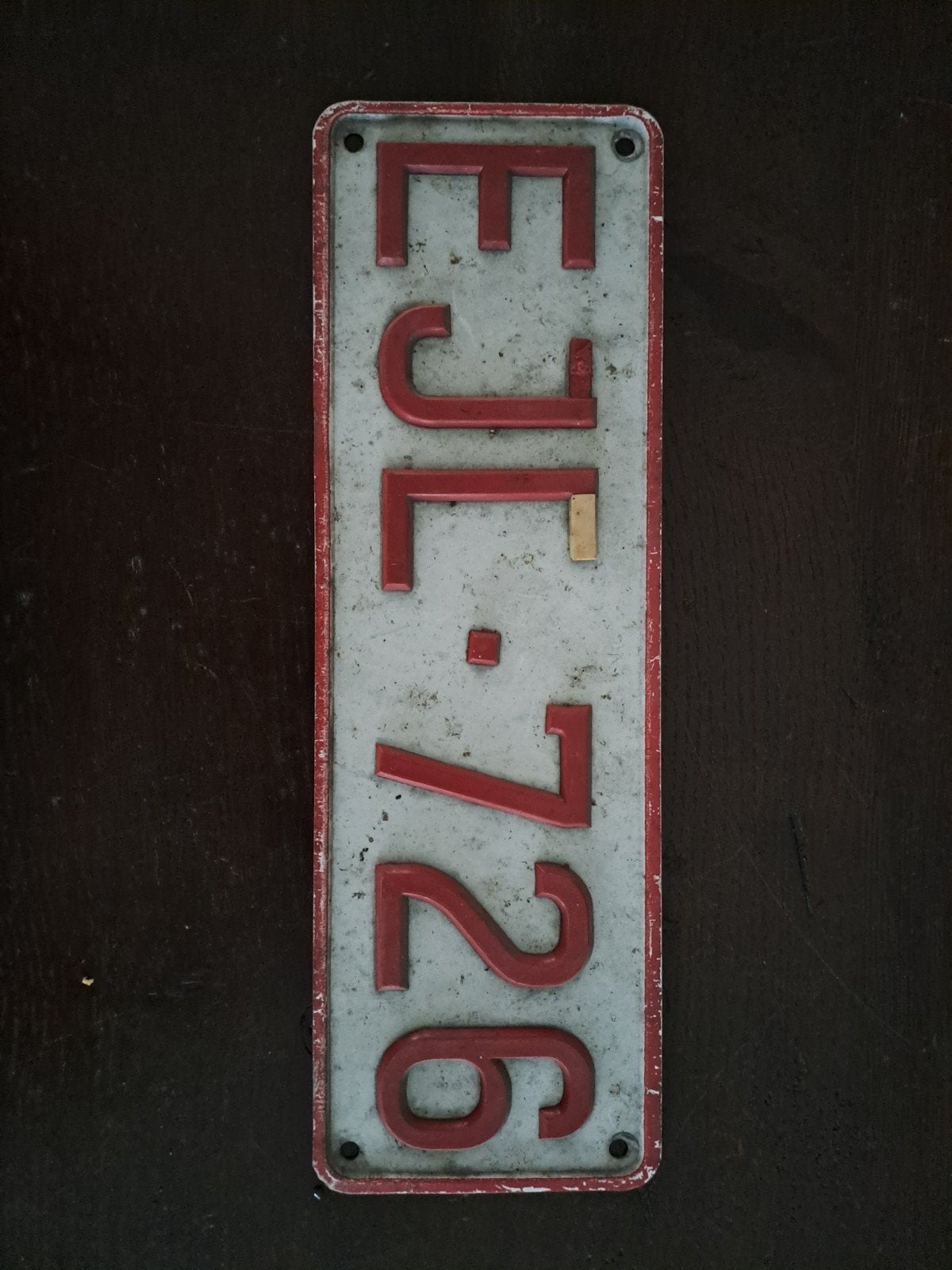 Nummerplaat België EJL-726 // Kenteken, Verzamelen, Ophalen of Verzenden, Gebruikt, Auto's