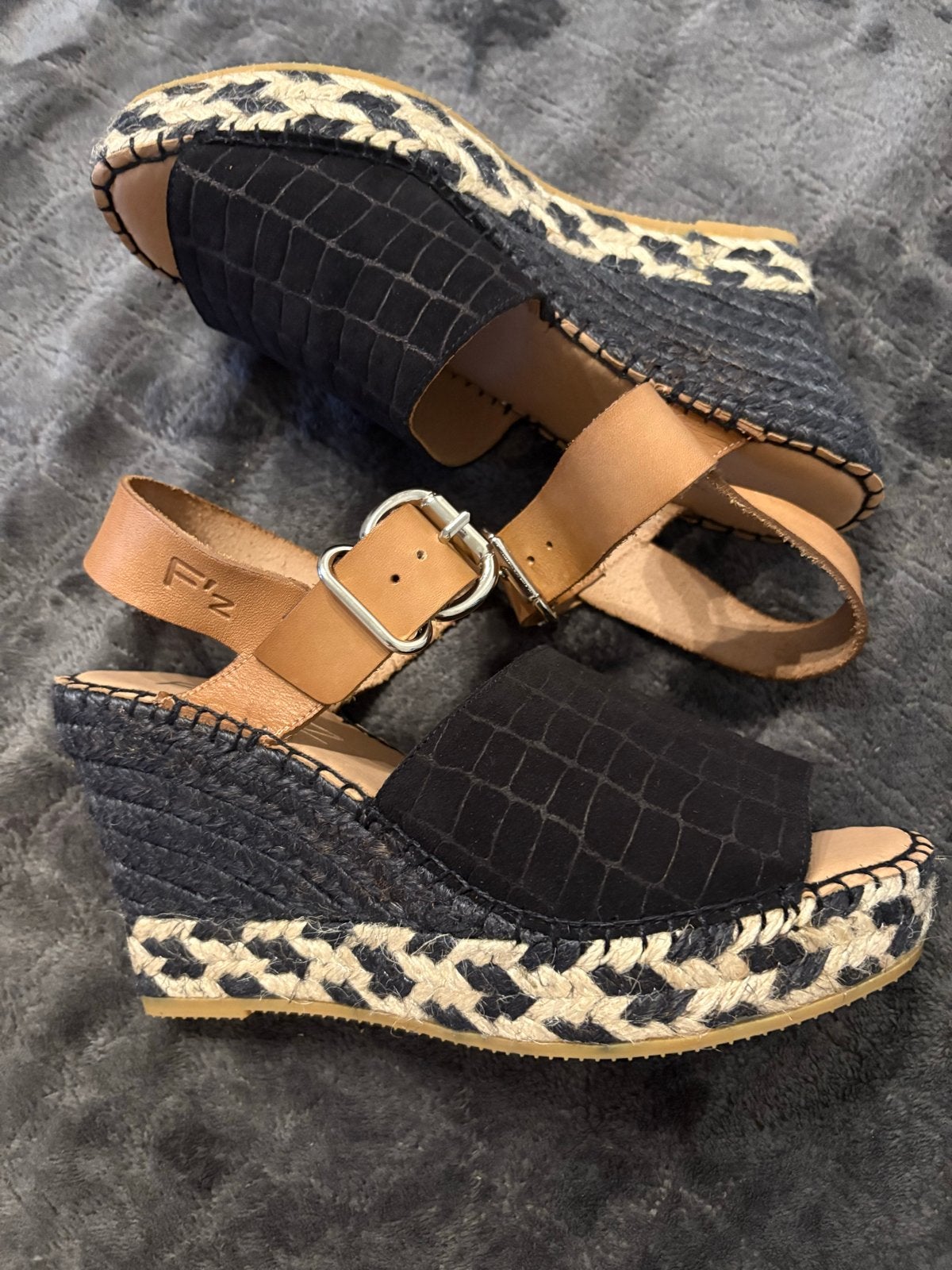 Feliz  maat 38, Zwart, Nieuw, Ophalen of Verzenden, Espadrilles of Moccasins