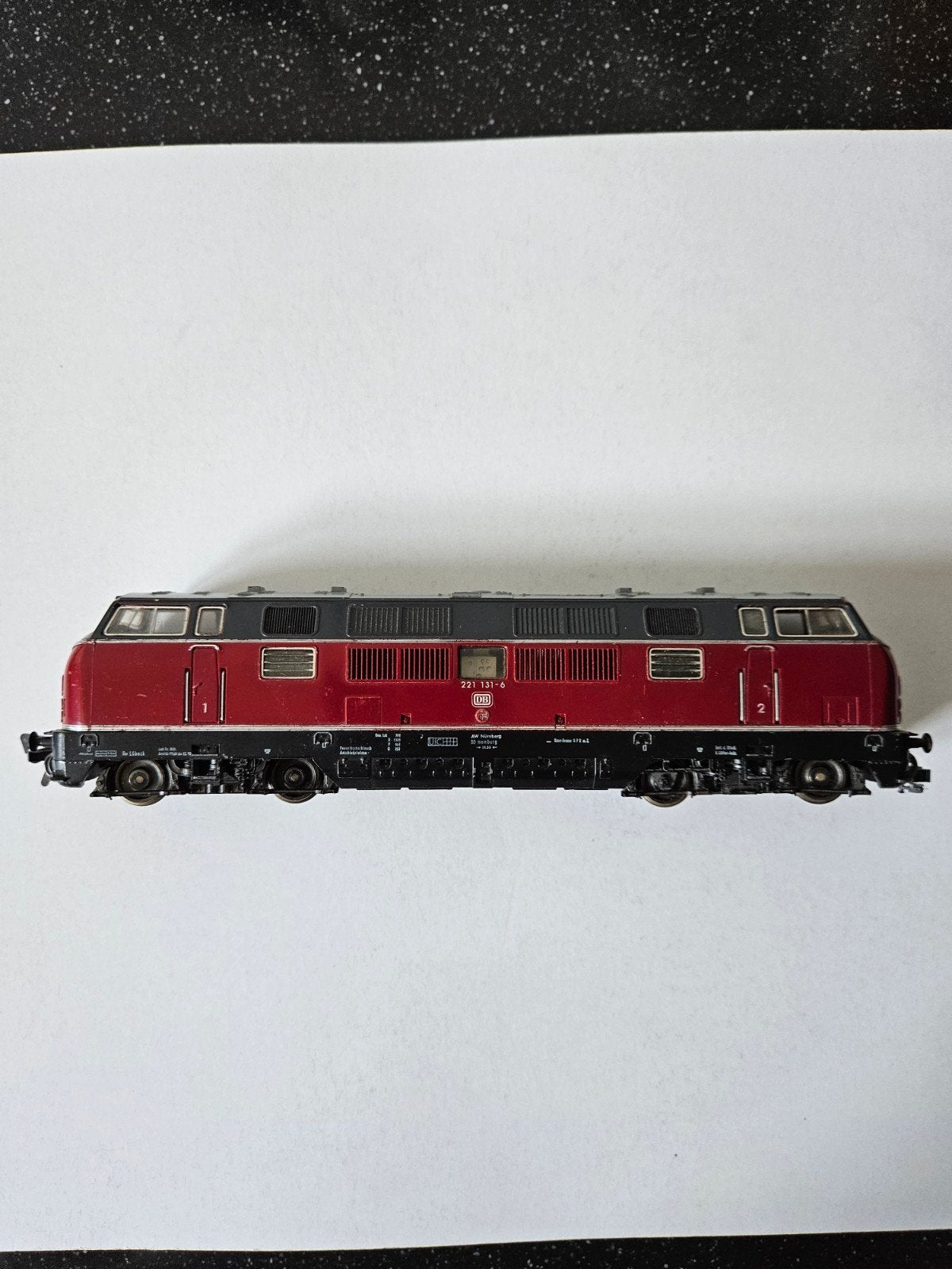 Fleischmann 4235 DB Diesellocomotief BR 221, Hobby en Vrije tijd, Gebruikt, Fleischmann, Ophalen of Verzenden, Analoog