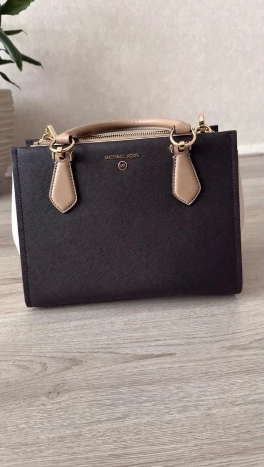 Michael Kors Marylin bag, Sieraden, Tassen en Uiterlijk, Verzenden, Zo goed als nieuw, Zwart, Handtas