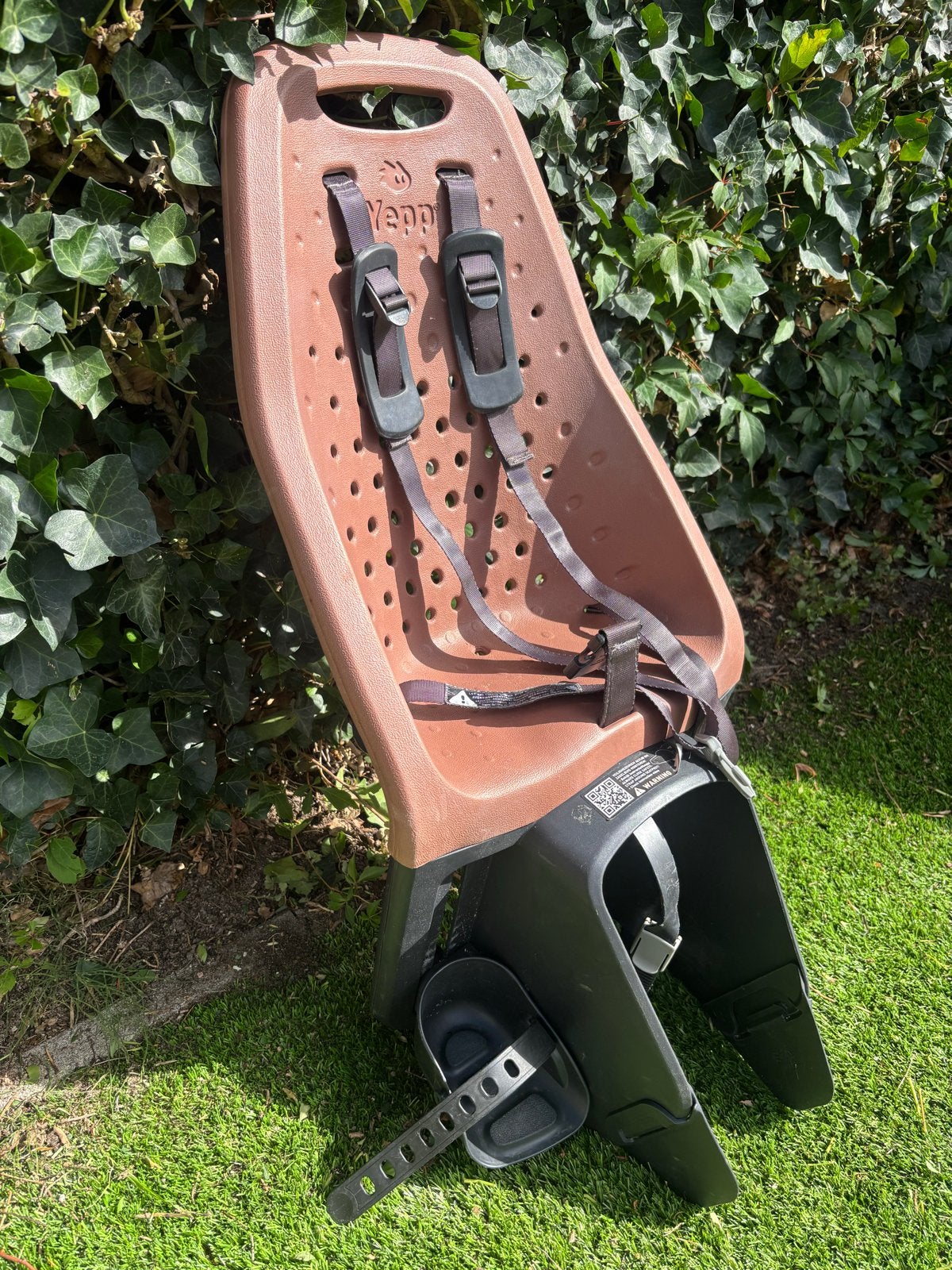 Yepp Fietsstoel Achter - Comfortabel en Veilig, Fietsen en Brommers, Achterzitje, Ophalen, 15 t/m 25 kg, Gebruikt