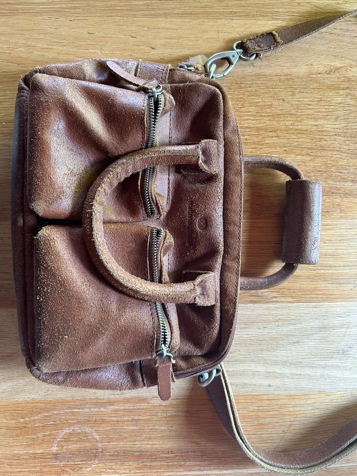 Micmacbags tas, Sieraden, Tassen en Uiterlijk, Tassen | Schoudertassen, Ophalen of Verzenden, Zo goed als nieuw, Bruin