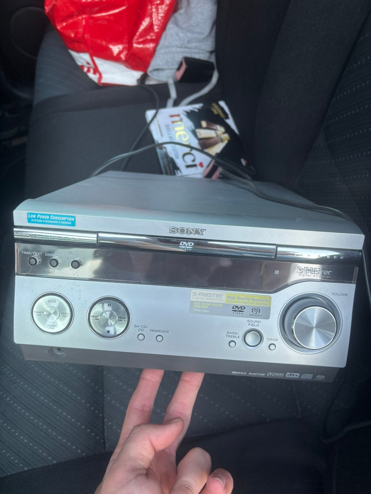 Sony S-master digital amplifier, Ophalen of Verzenden, Zo goed als nieuw, 120 watt of meer, Sony