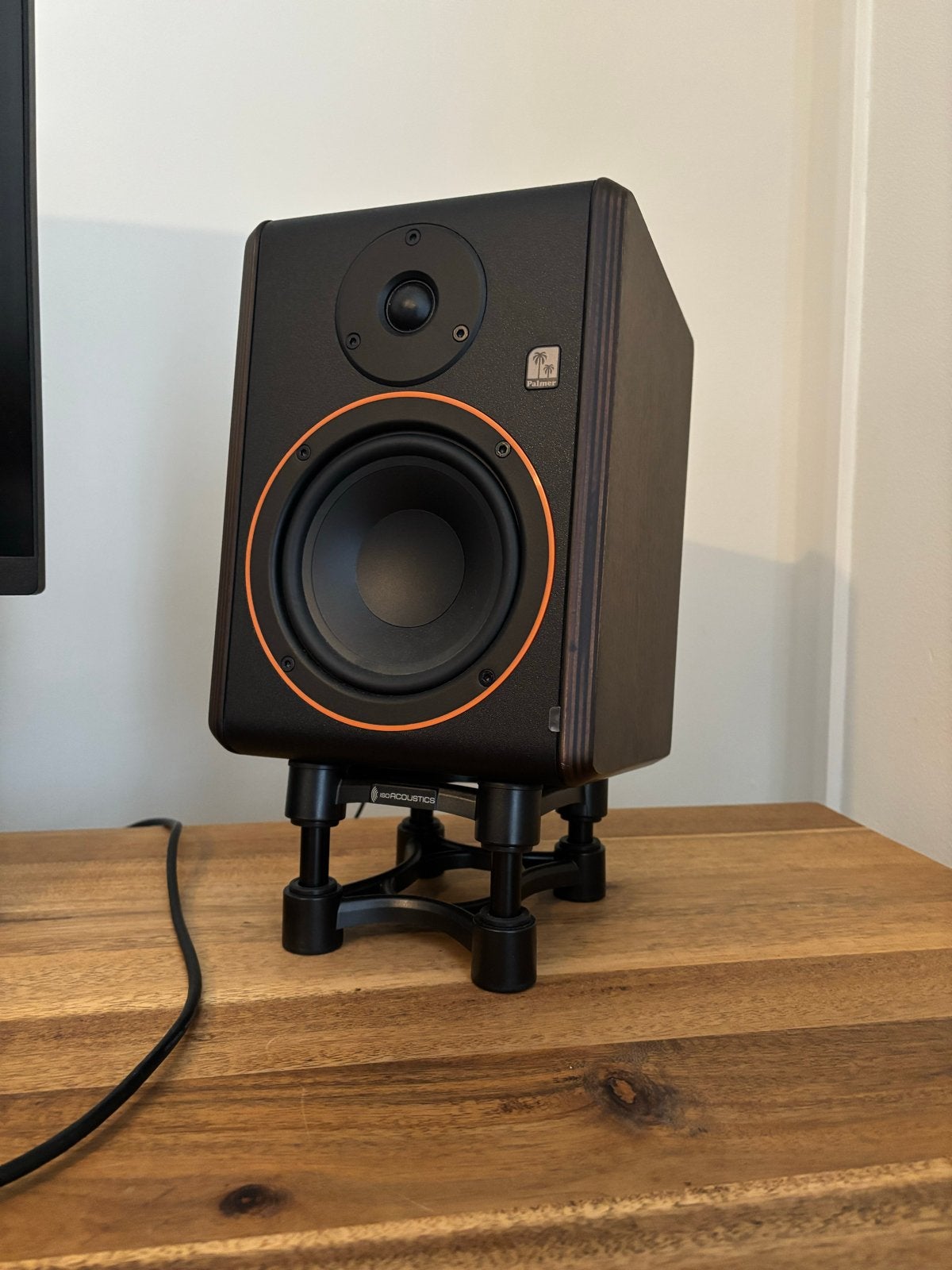 Palmer Studimon 5 monitor speakers z.g.a.n., Studiomonitor, Zo goed als nieuw, 60 tot 120 watt, Ophalen