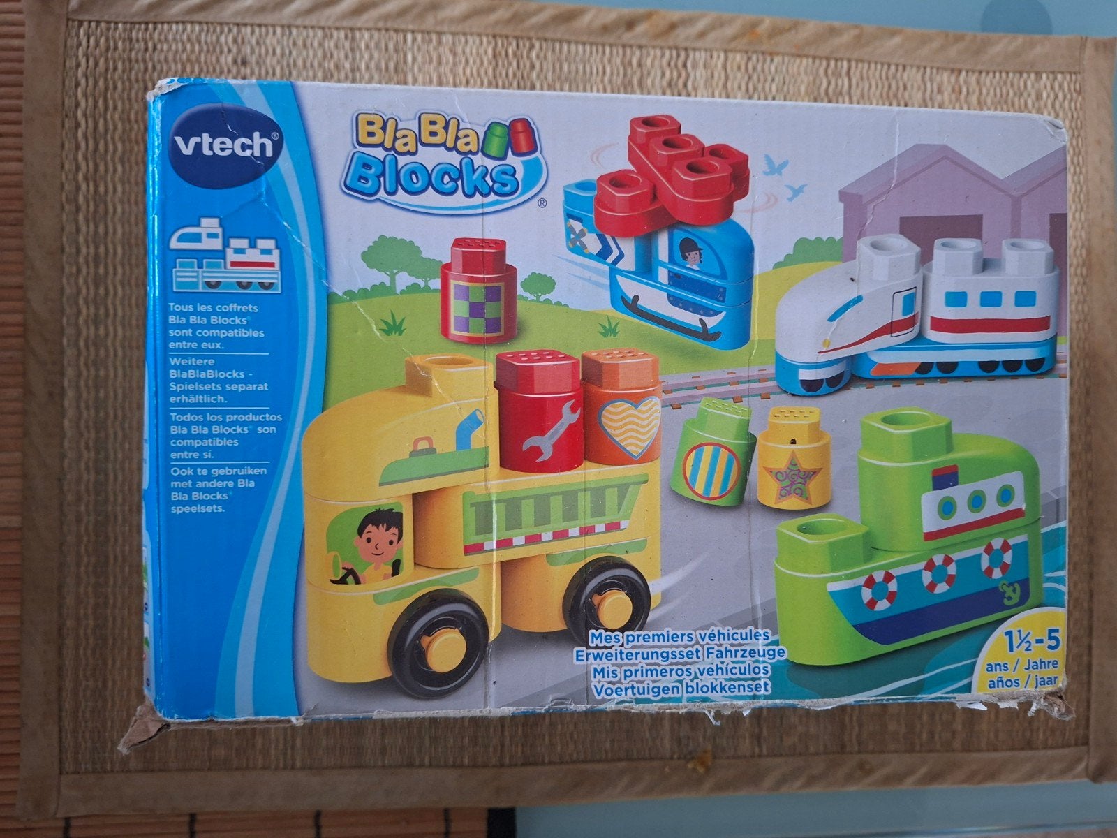 Vtech blokken blabla voertuigen compleet, Ophalen of Verzenden
