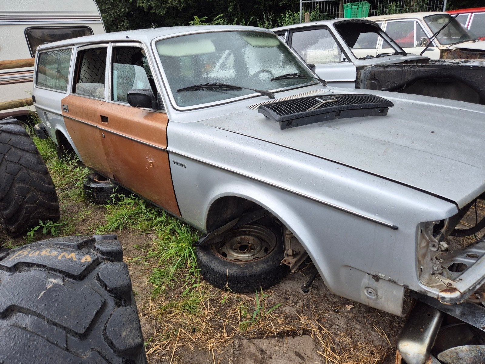 volvo 240/245 casco voor bangers/slijpdelen geen ophanging, Ophalen, Volvo