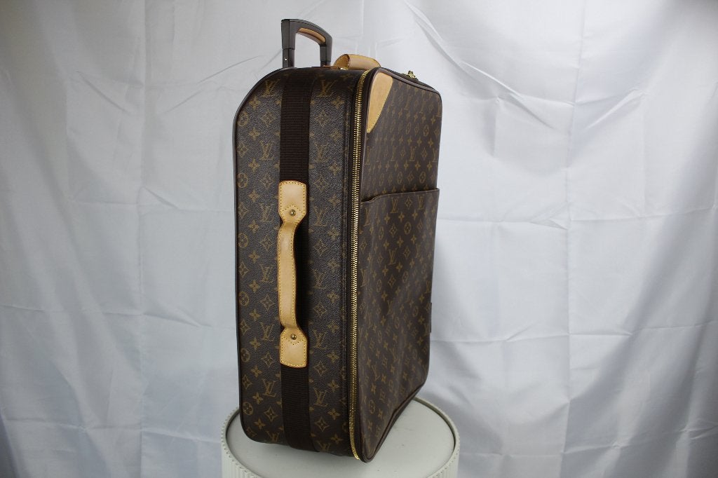 Louis Vuitton Pegase 55 - 1296, 40 tot 60 cm, Gebruikt, Bruin, Minder dan 35 cm